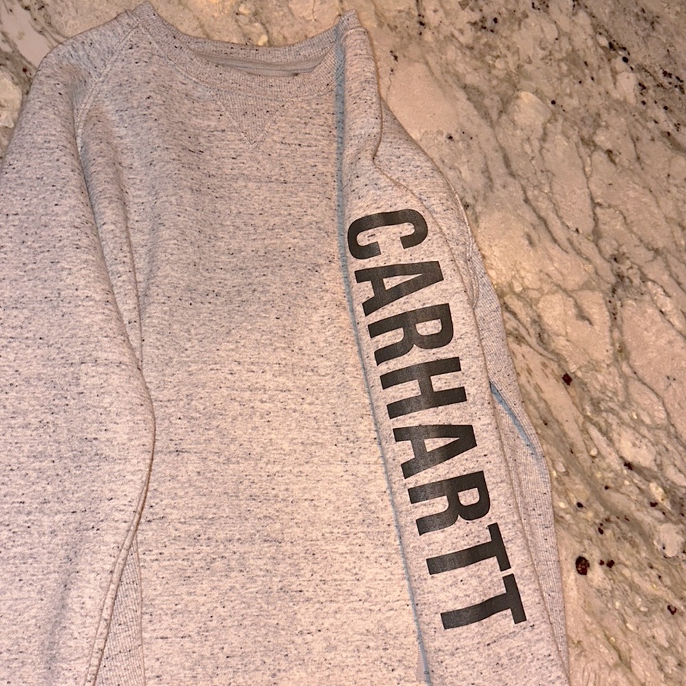Medium women’s Heather grey Carhartt sweatshirt